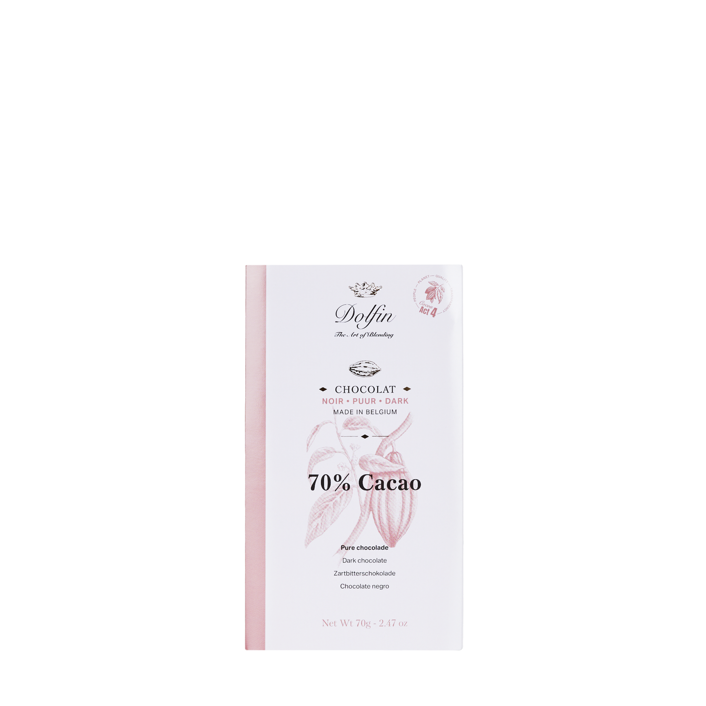 Dolfin - Edelbitterschokolade 70%