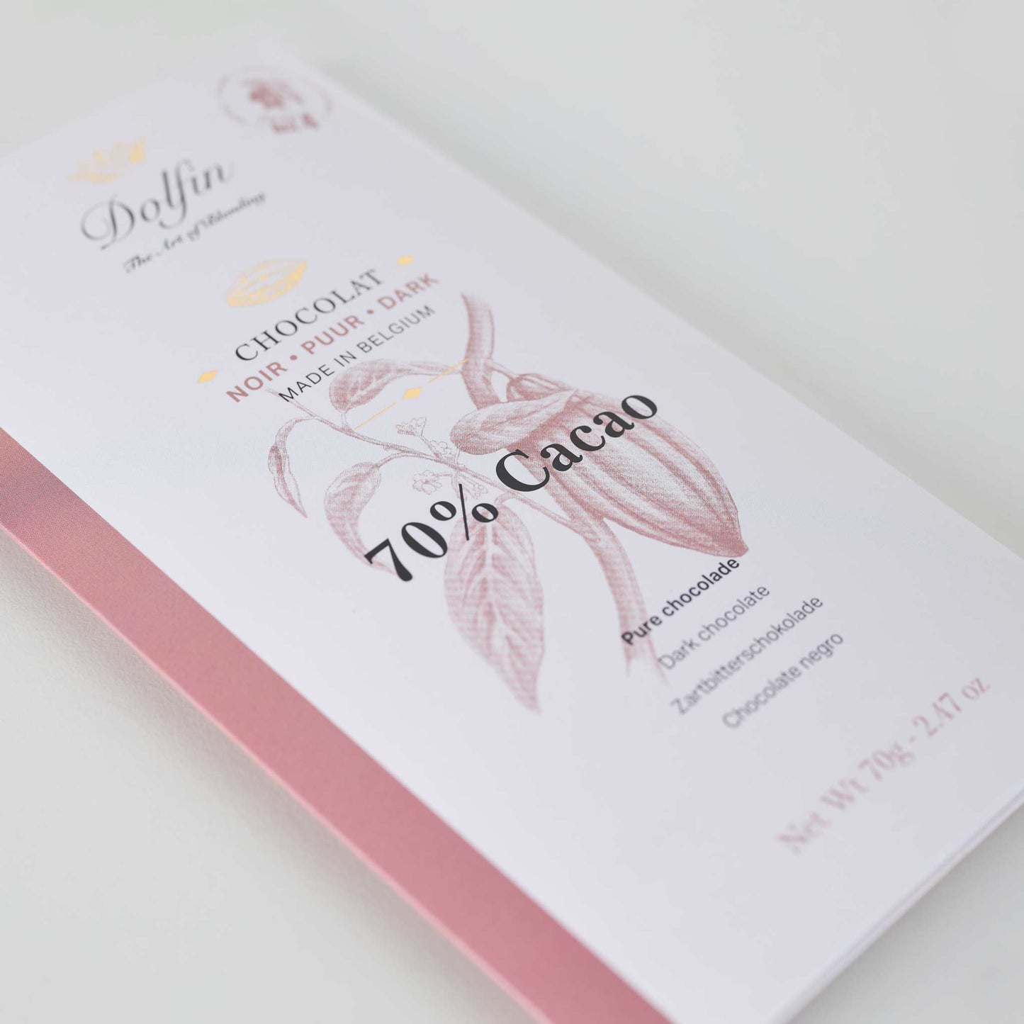 Dolfin - Edelbitterschokolade 70%