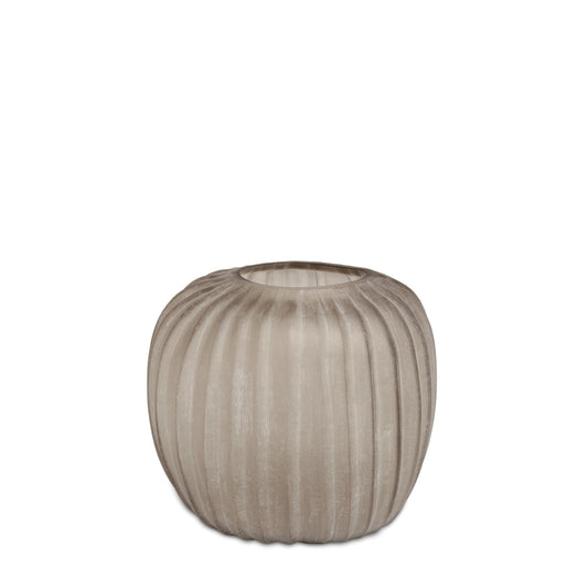 Guaxs Vase MANAKARA ROUND smokegrey