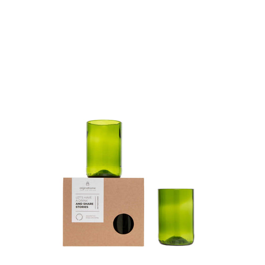 Originalhome Wassergläser aus recycelten Weinflaschen