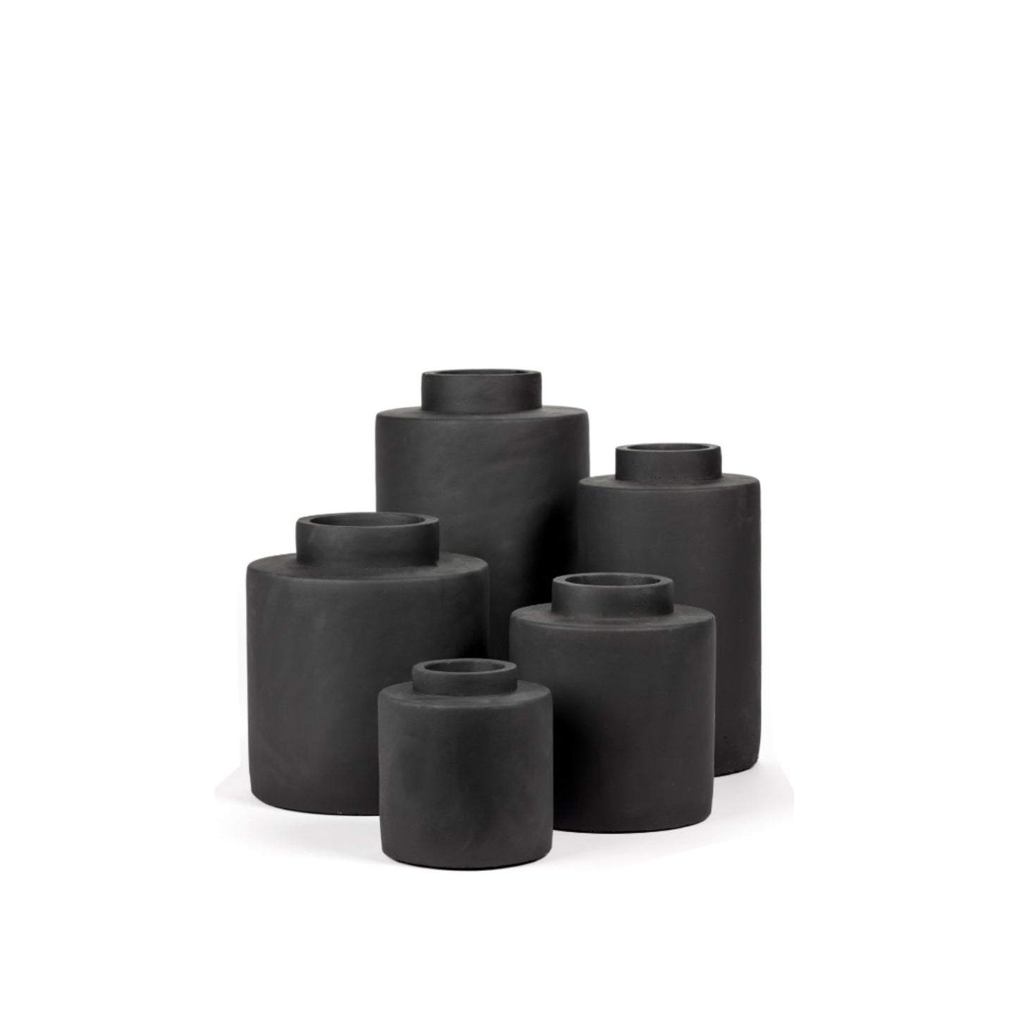 SERAX Vase Größe L schwarz