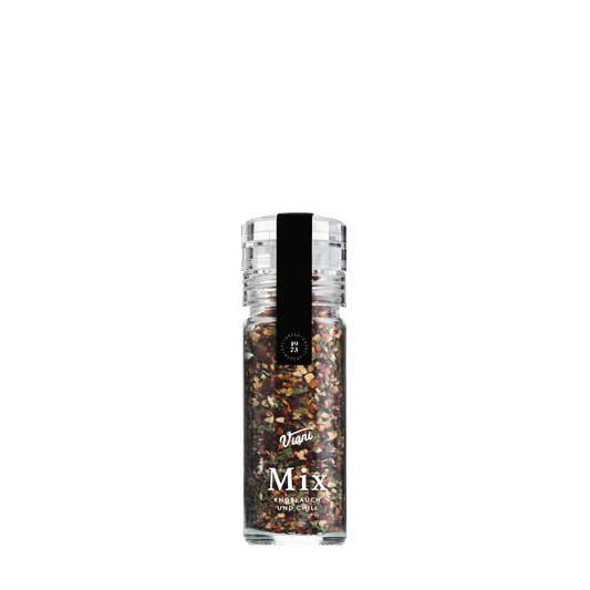 Gewürzmühle Kräutermischung mit Knoblauch, Chili & Salz