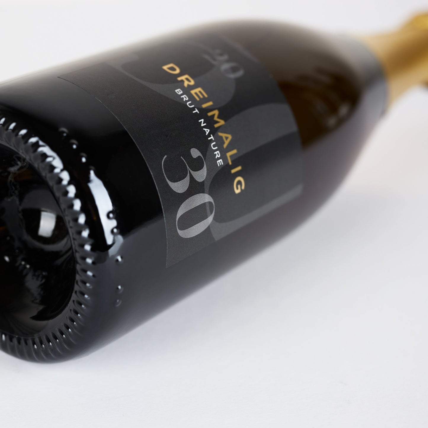 Weinetikett - DREIMALIG Brut Nature von Müller-Dr. Becker