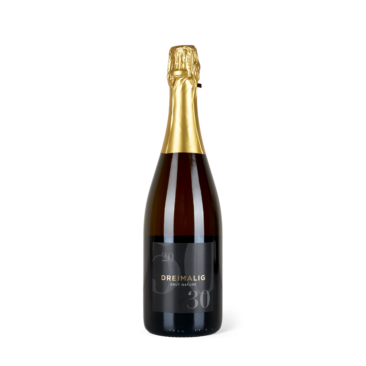 Der Schaumwein DREIMALIG Brut Nature von Müller-Dr. Becker