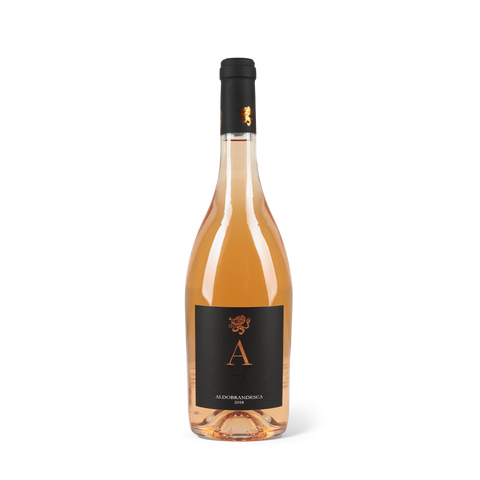 Der Rosé A Toscana Rosato IGT Fattoria Aldobrandesca 2018 stammt aus der Toskana.