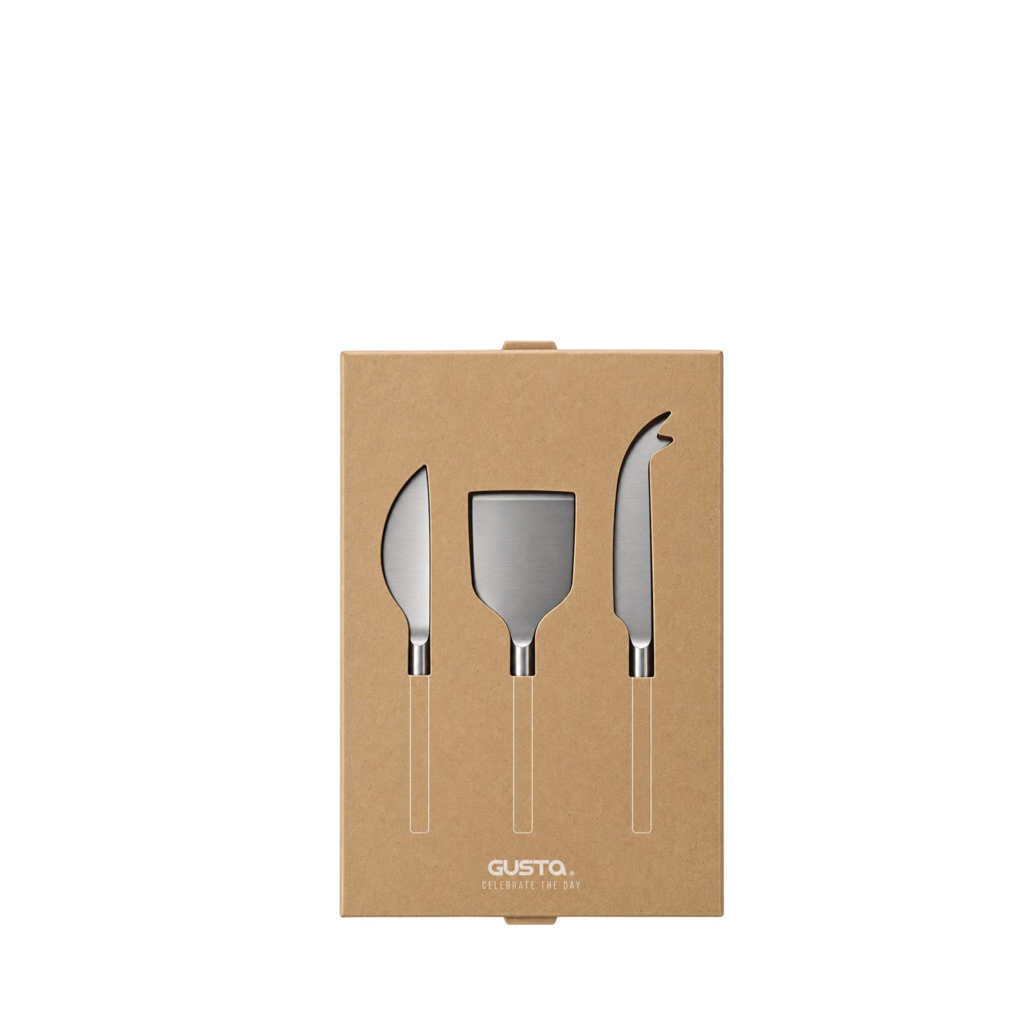 Käsemesser-Set Edelstahl