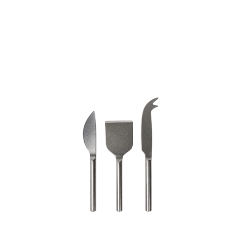 Käsemesser-Set Edelstahl