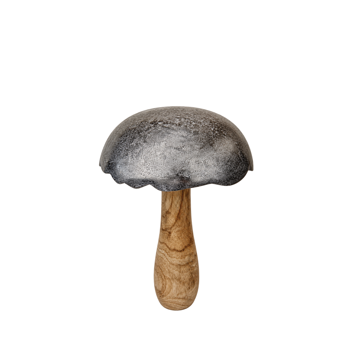 Deko Holz - Pilze mit Metallkappe