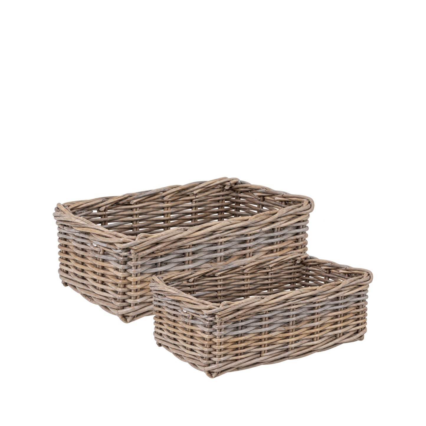 Geschenkkorb Rattan Polut grey