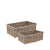 Geschenkkorb Rattan Polut grey