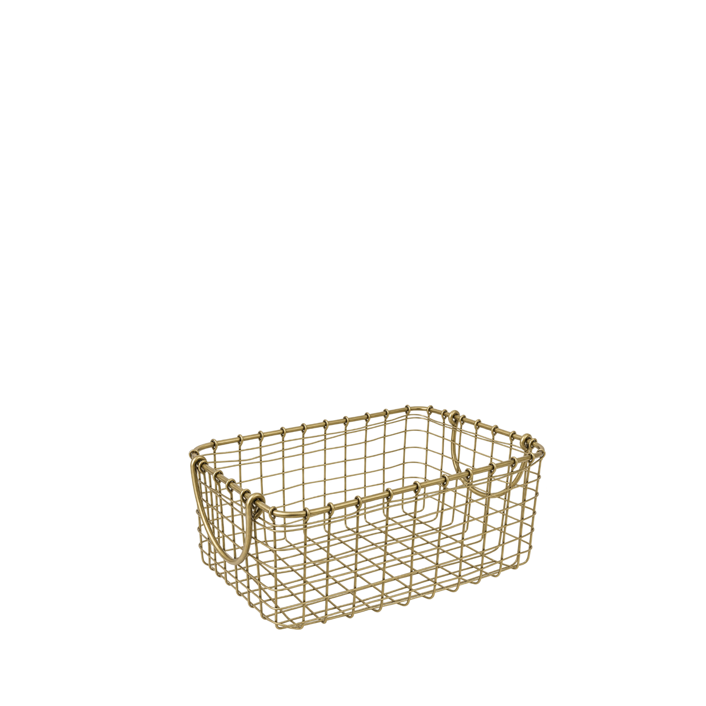 Geschenkkorb Metall gold