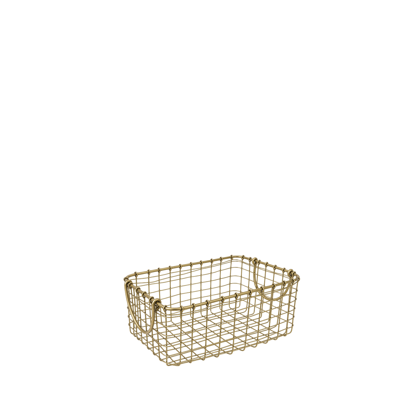 Geschenkkorb Metall gold