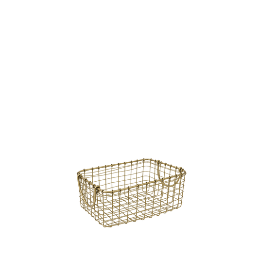 Geschenkkorb Metall gold