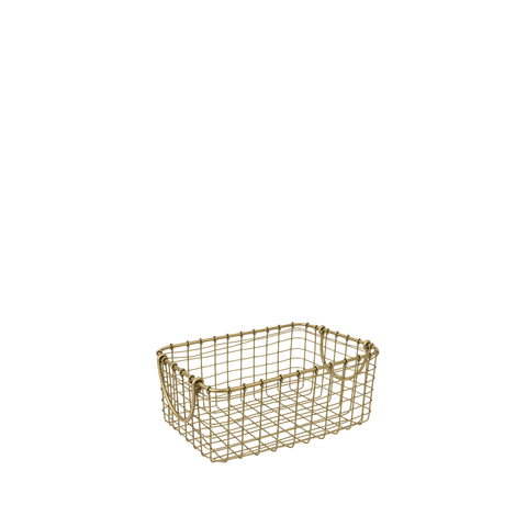 Geschenkkorb Metall gold