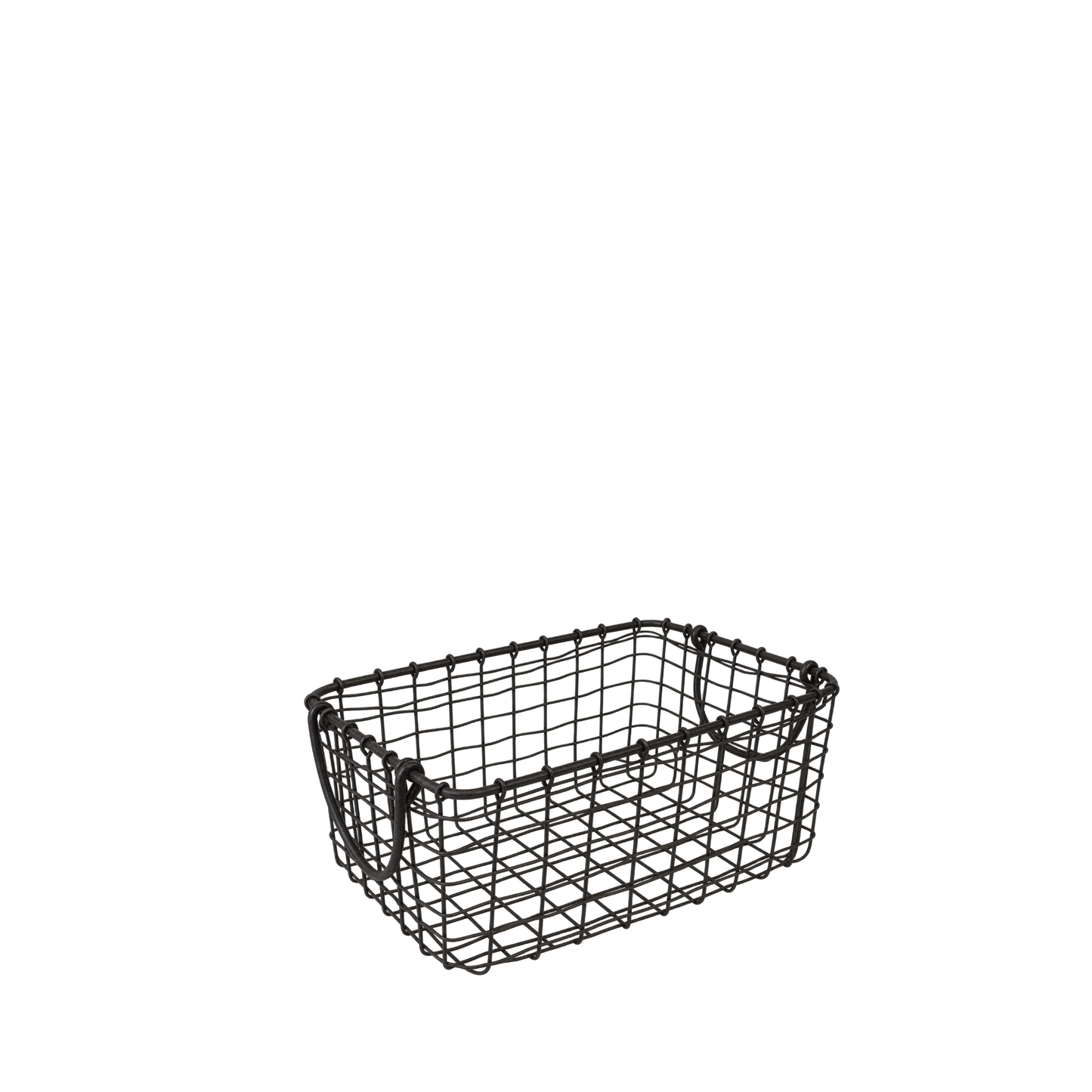 Geschenkkorb Metall anthrazit