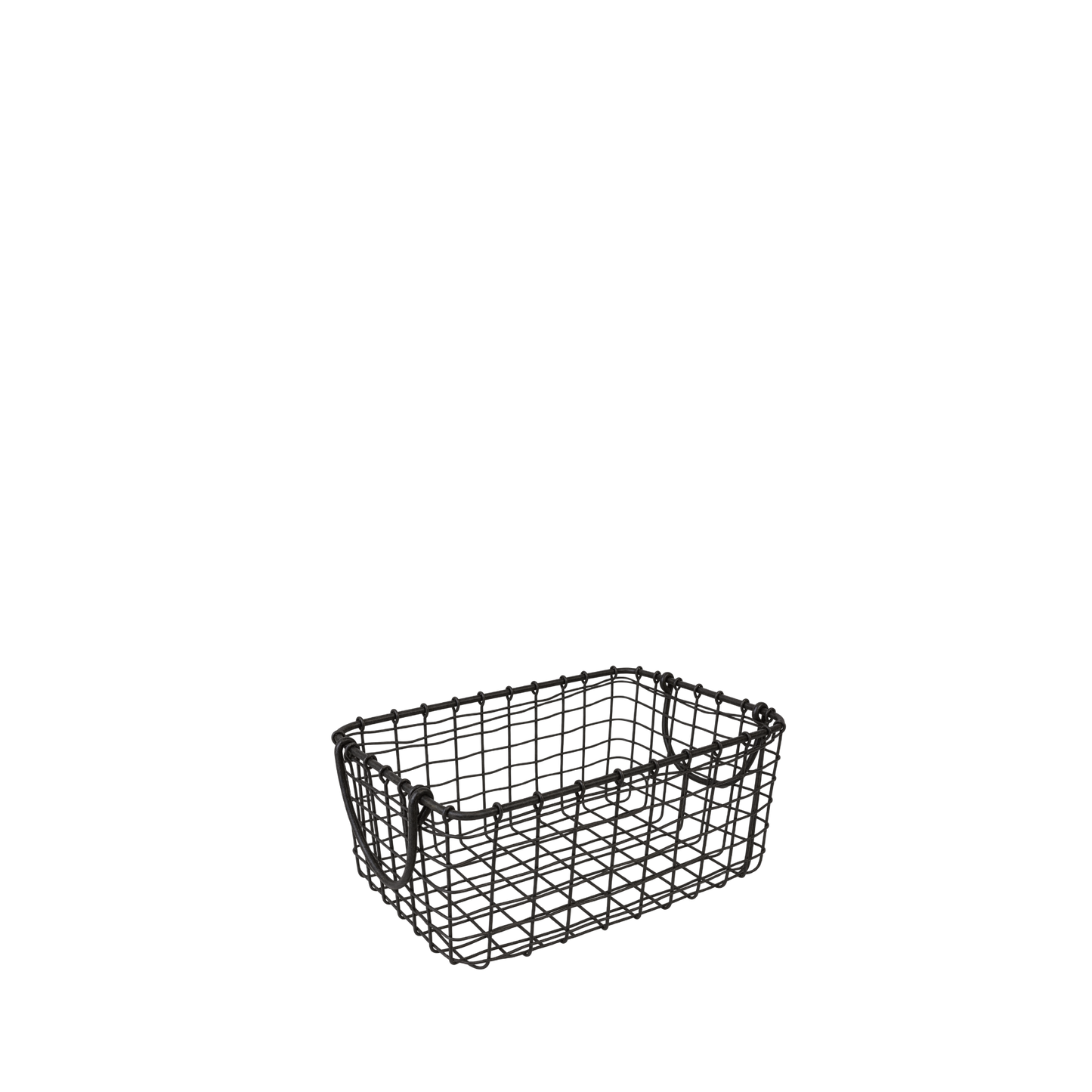 Geschenkkorb Metall anthrazit