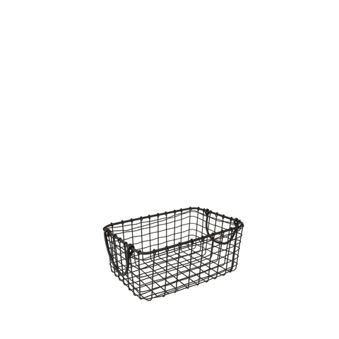 Geschenkkorb Metall anthrazit